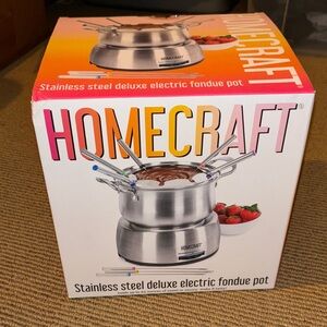 Stainless Steel Electric Fondue Pot